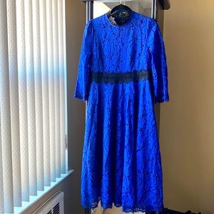 Royal Blue Lace Dress